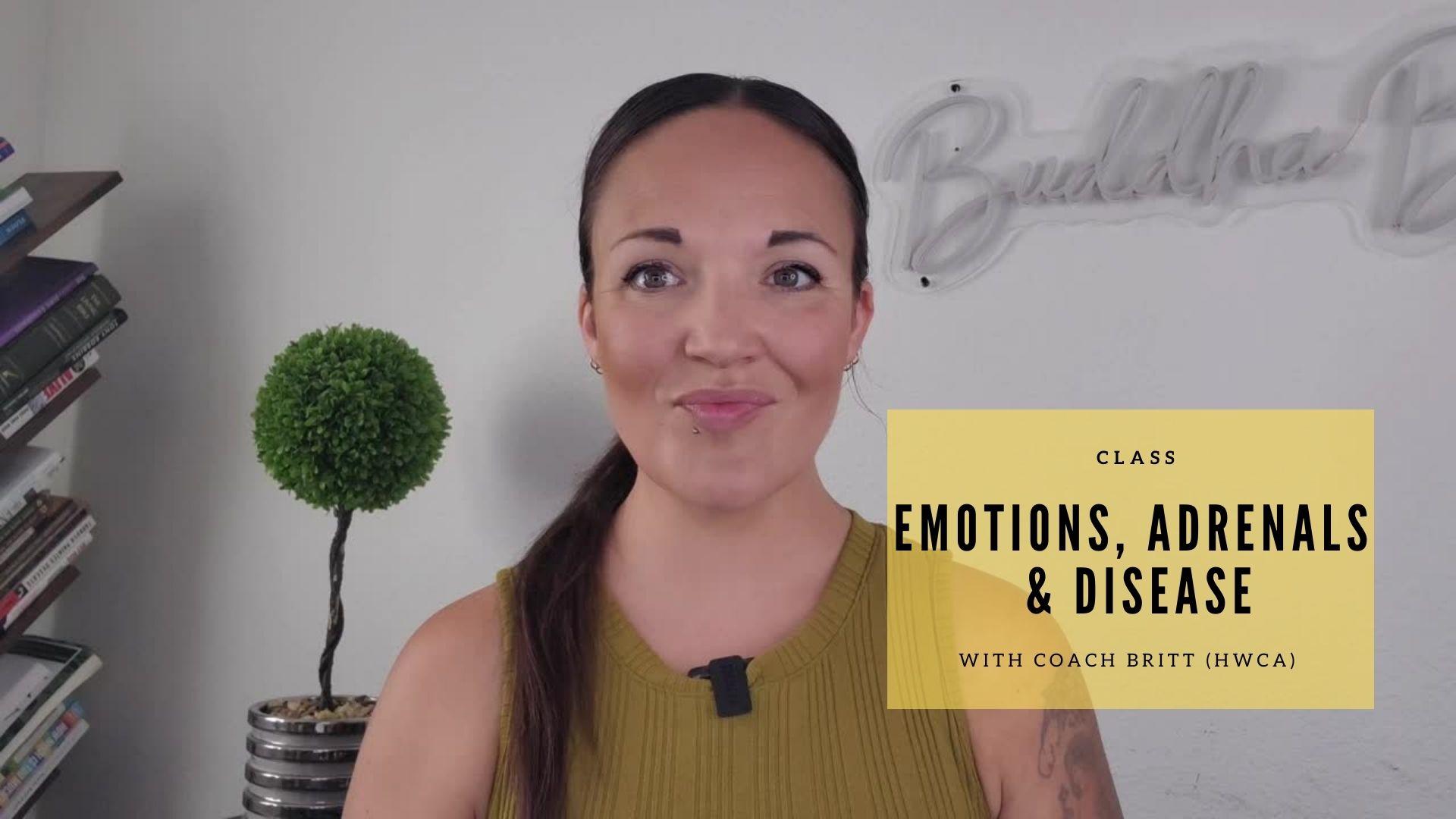 EMOTIONS, ADRENALS AND DISEASE